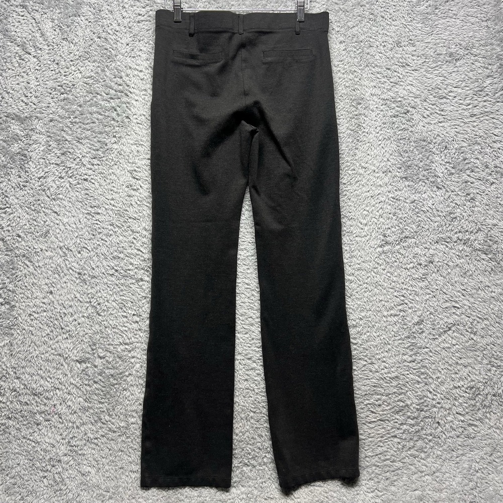 Betabrand Classic Dress Yogaβ Pants Size Large Ponte Knit Charcoal Gray Bootcut